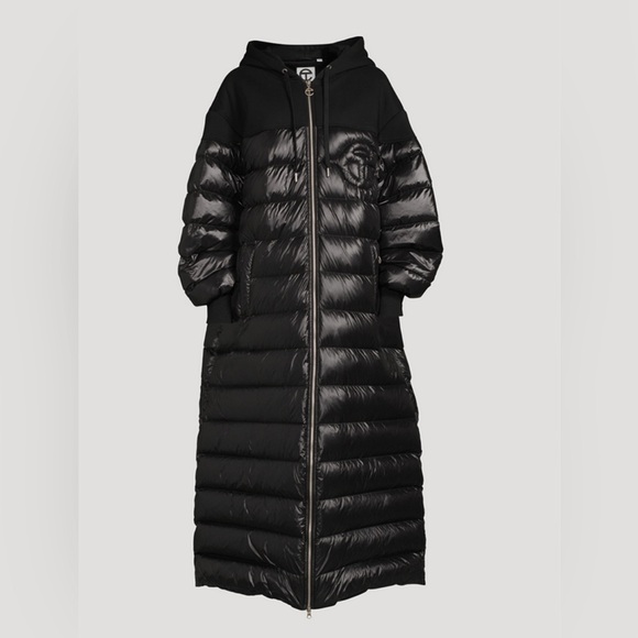 TELFAR Jackets & Blazers - BNWT TELFAR x Moose Knuckles Black Puff Hoodie Coat, size unisex XS/S